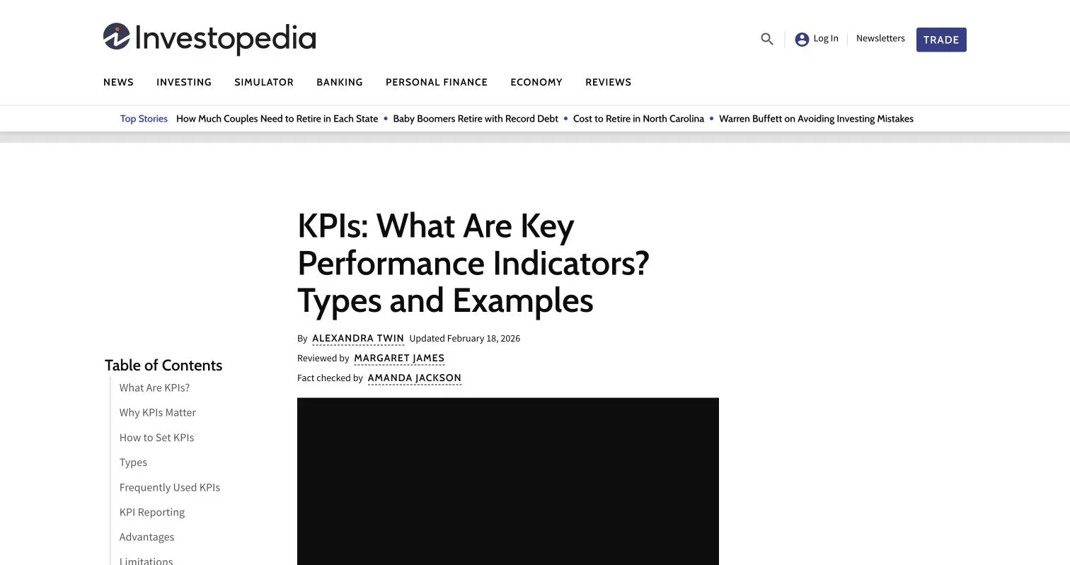 Financial Dashboard KPIs for Small Businesses